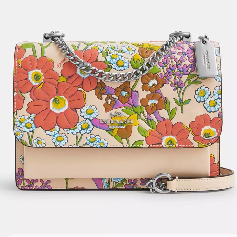 NWT COACH Klare Crossbody Bag With Floral Print - Picture 5 of 6